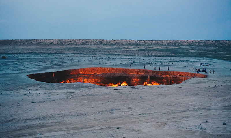 Darvaza Gas Crater Turkeminstan